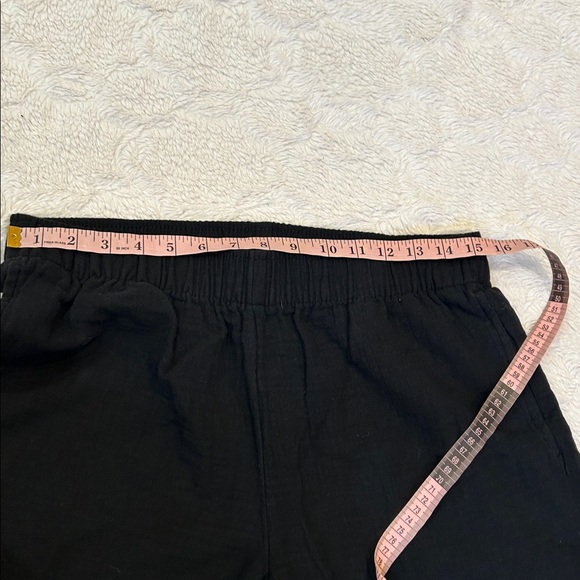Old Navy - Black Muslin High-Rise Wide Leg Comfort Waistband Pants - Medium - Picture 9 of 12
